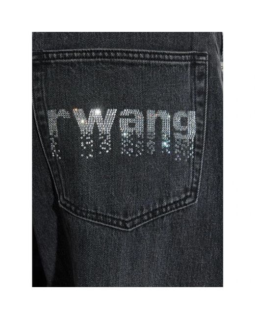 Alexander Wang Blue Loose-Fit Jeans