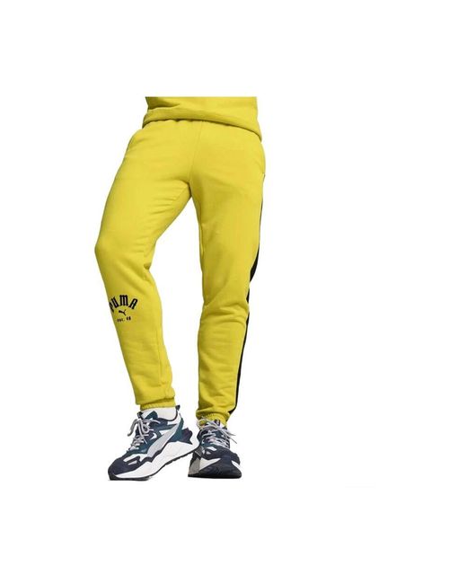 PUMA Play paris sweatpants in Yellow für Herren