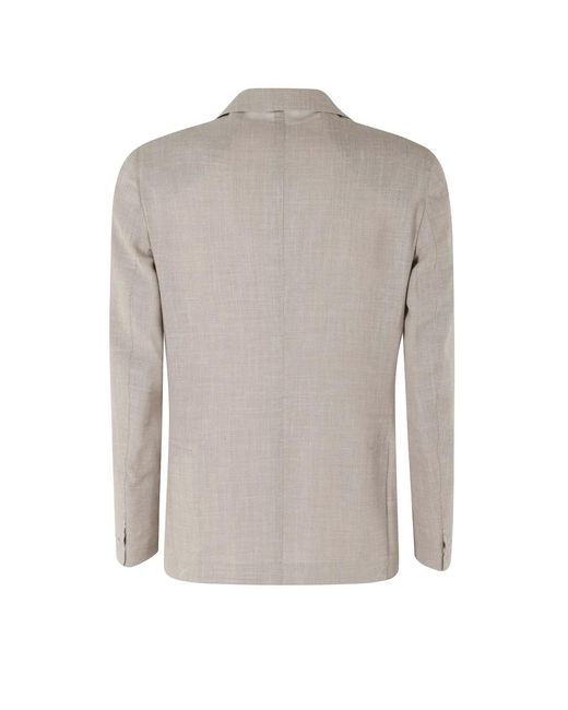 Single Breasted Suits Eleventy de hombre de color Gray