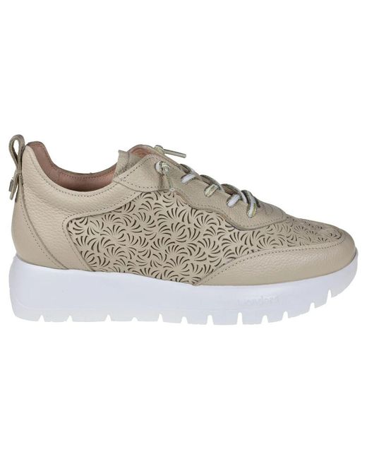 Wonders Gray R leder cairo sneaker