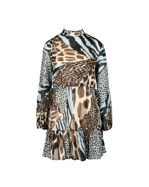 Manila Grace Black Short Dresses