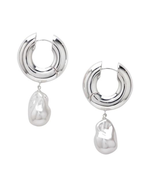 Earrings Eliou de color Metallic