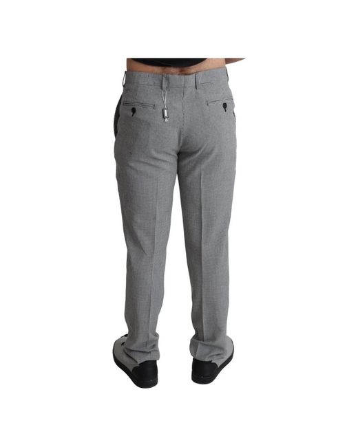 Bencivenga Gray Suit Trousers for men