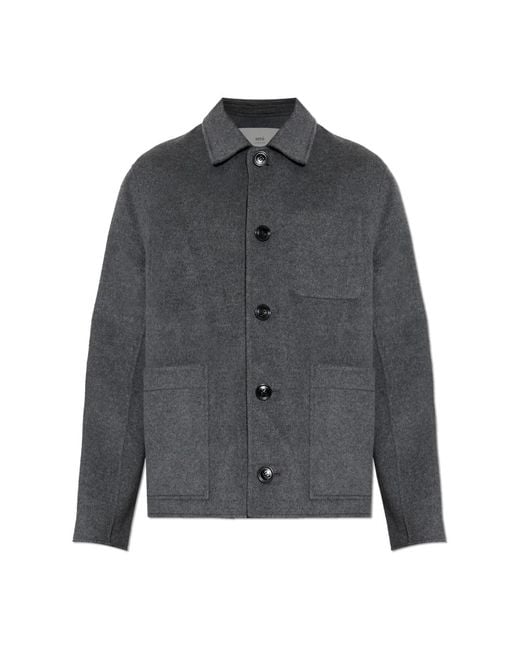 AMI Gray Light Jackets for men