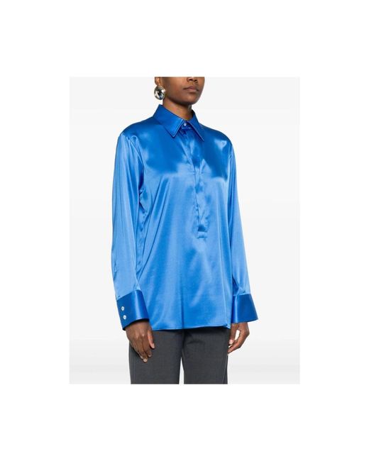 Covert Blue Blauer Pullover Mit Kragen