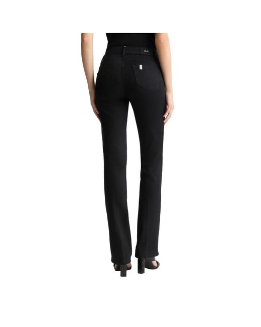Liu Jo Black Boot-Cut Jeans
