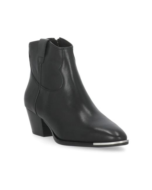 Ash Black Soft Mustang Stiefelette