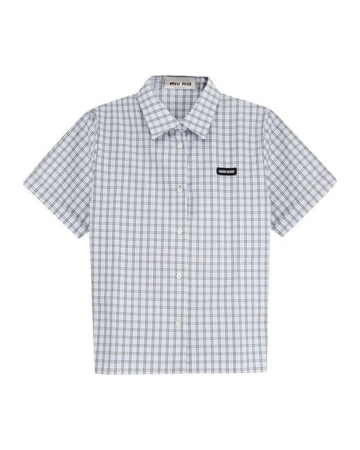 Miu Miu Blue Shirts