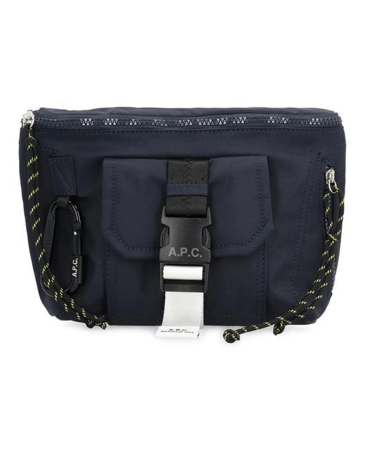 A.P.C. Blue Belt Bags for men