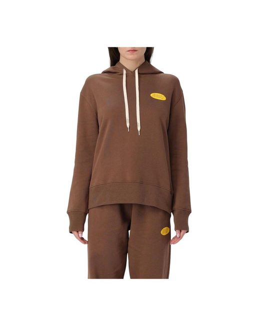 Autry Brown Brauner Sweatshirt Mit Lockerer Passform