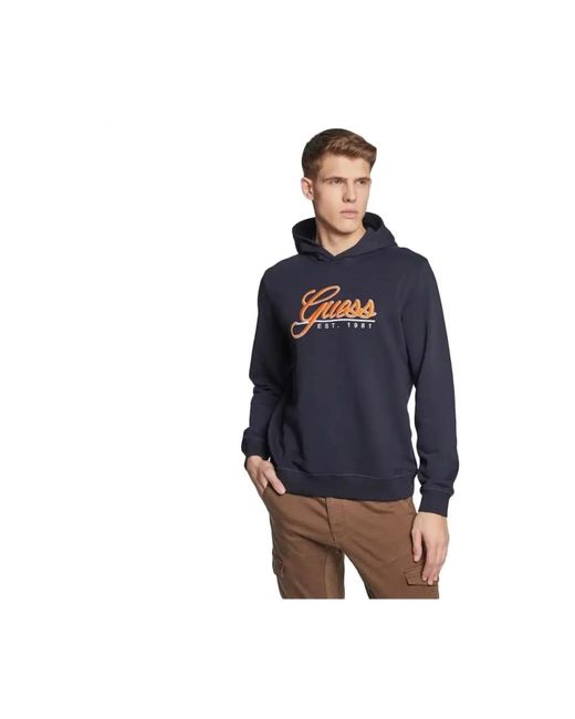 Guess Hoodies in het Blue voor heren