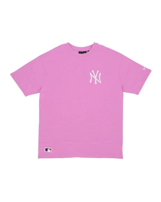 KTZ Mlb League Essentials Tee Wild Rose in het Purple voor heren