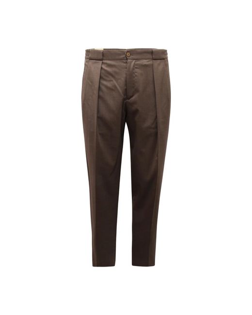 BRIGLIA Slim-Fit Trousers in het Brown voor heren