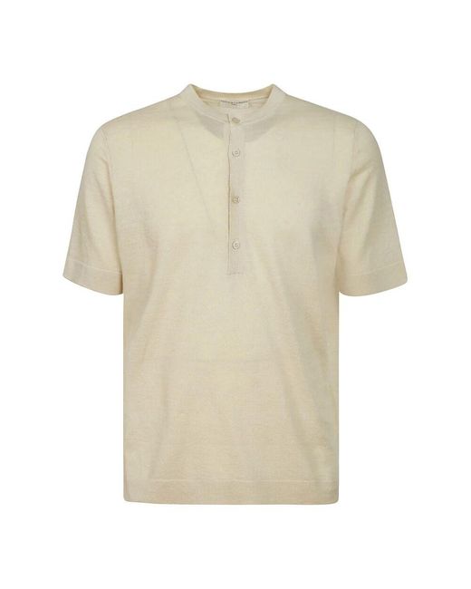 FILIPPO DE LAURENTIIS Natural Round-Neck Knitwear for men