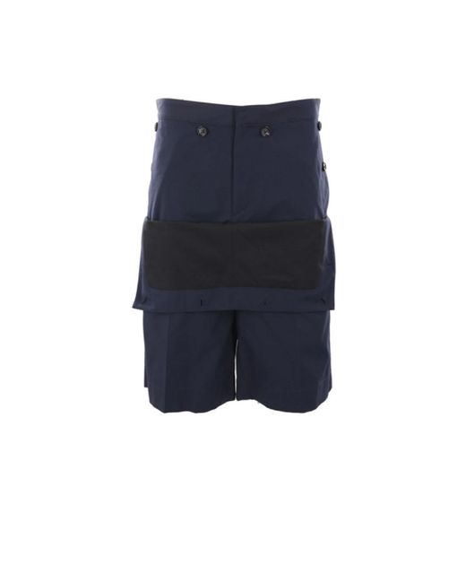 Bottega Veneta Blue Casual Shorts for men