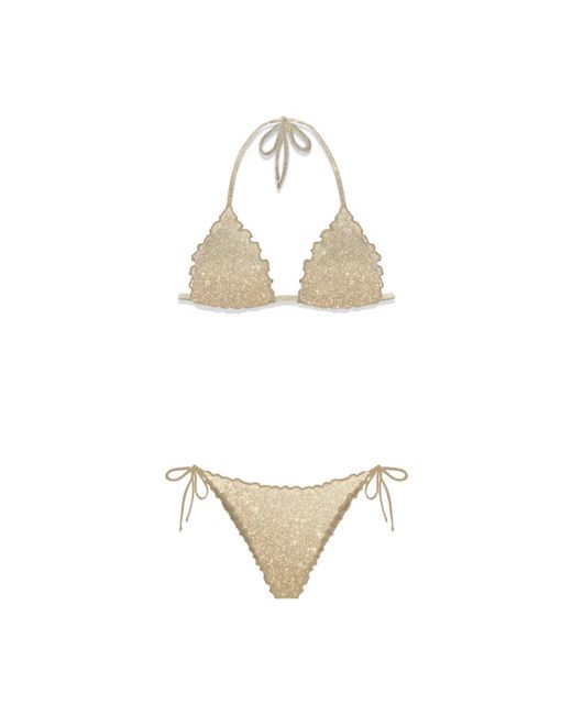 Mc2 Saint Barth Badmode ,Zee Kleding Collectie in het Metallic