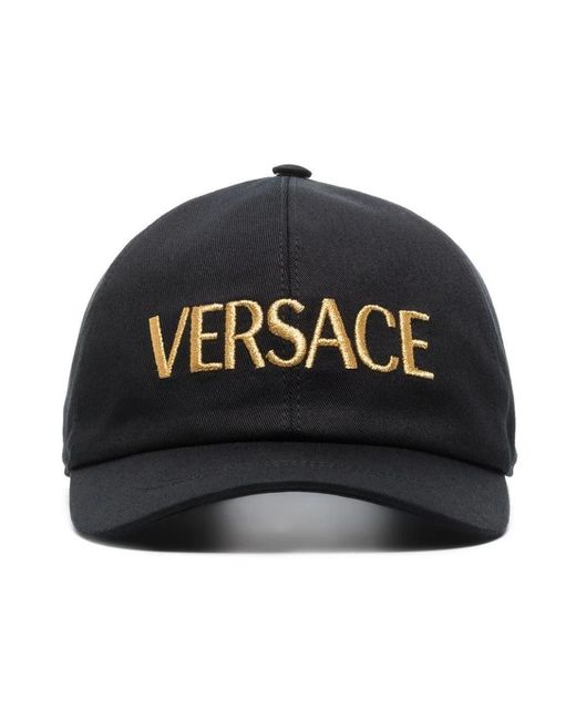 Versace Black Cap