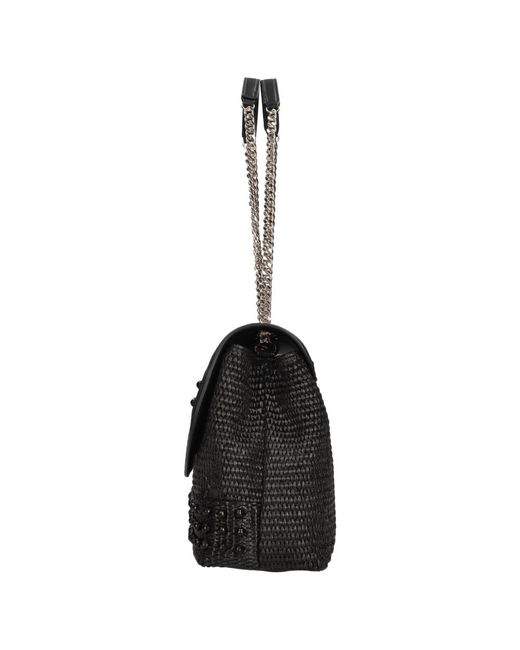 La Carrie Black Shoulder Bags