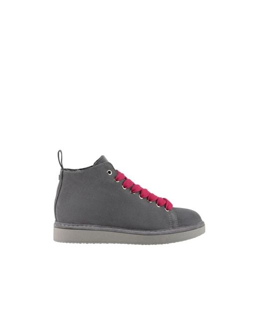 Pànchic Schoenen ,Grijs ,Leer Grijze Sneakers in het Gray
