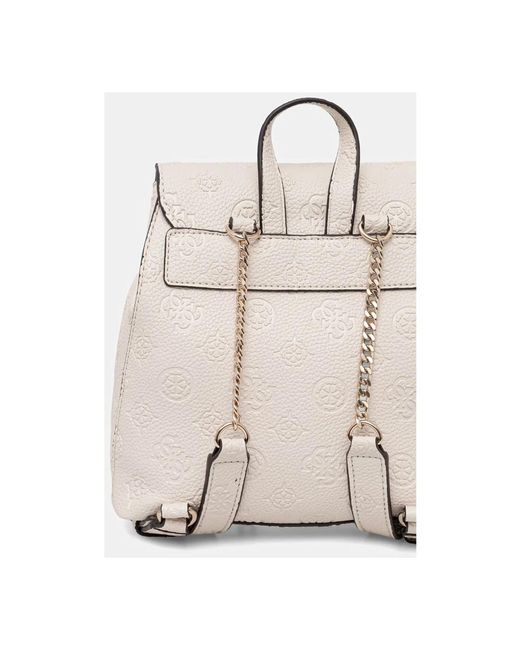 Backpacks Guess de color White