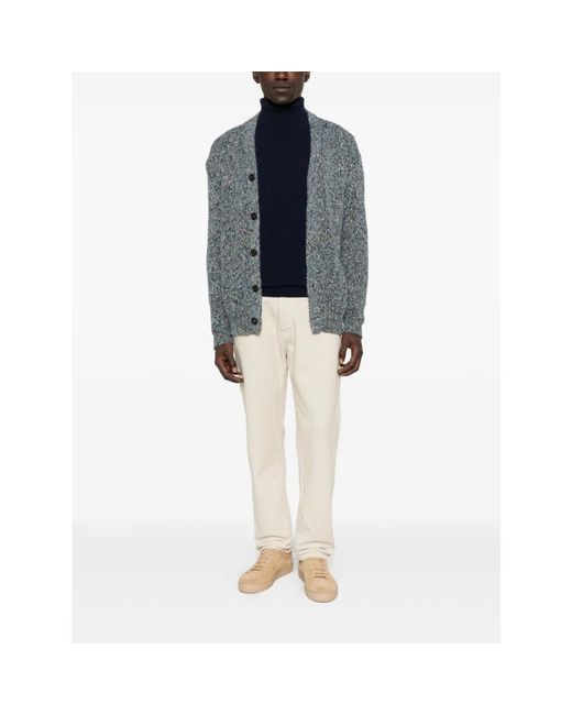 Turtlenecks Daniele Fiesoli de hombre de color Blue