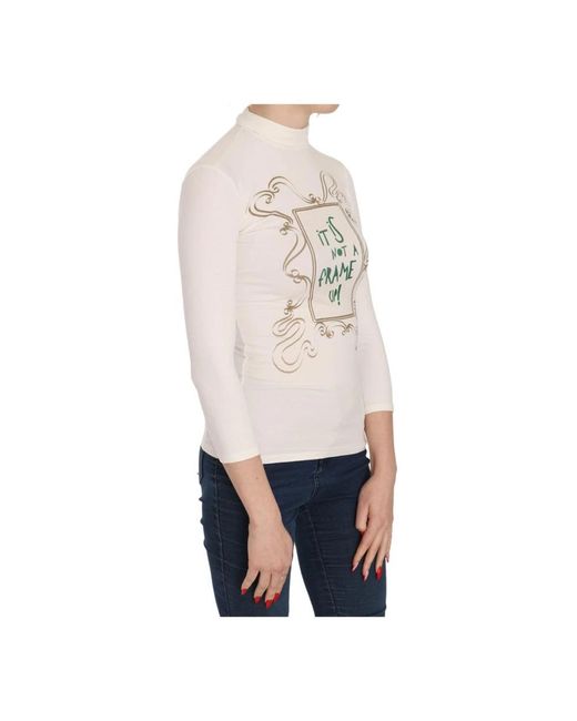 Exte White Long Sleeve T-Shirts