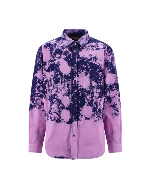 DARKPARK Purple Casual Shirts for men