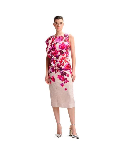 Essentiel Antwerp Midi Dresses in het Pink