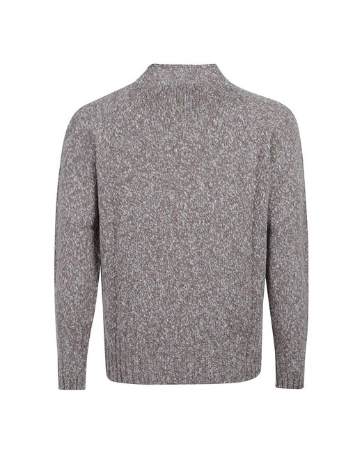 Drumohr Lässiger Strickpullover in Gray für Herren