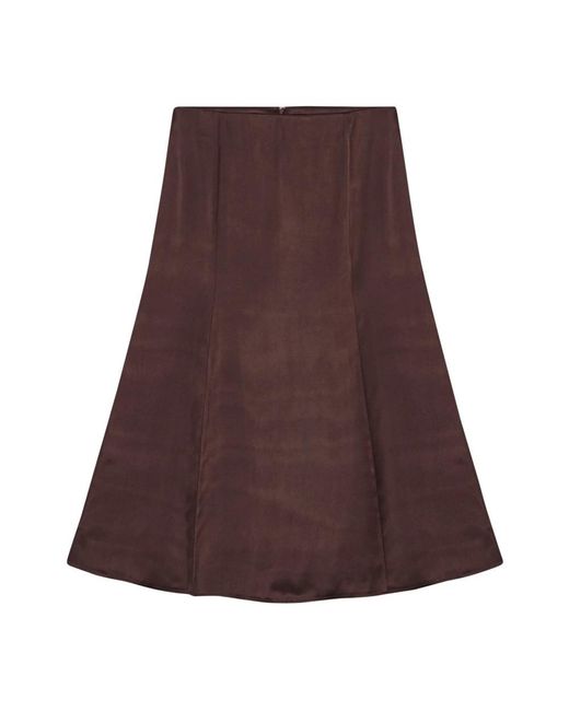 Birgitte Herskind Rokken ,Bruin ,Vamp Skirt in het Brown