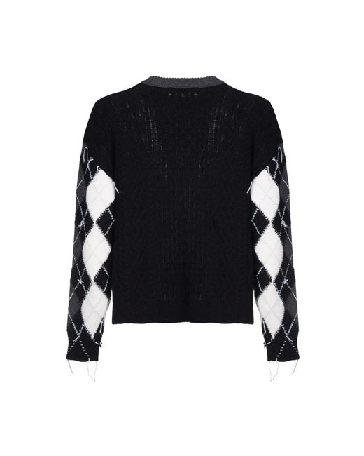 ATOMOFACTORY Pullover Rombi in Black für Herren