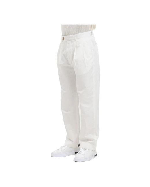 Straight Trousers SELECTED de hombre de color White