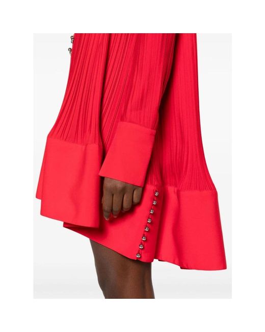 Lanvin Red Short dresses