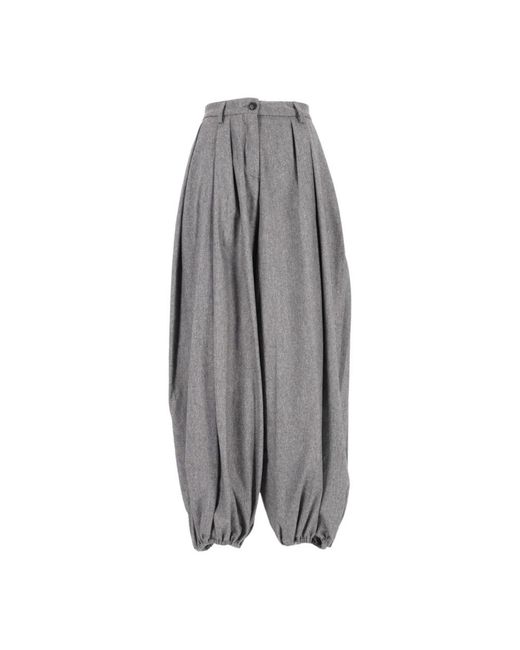 Thelatest Gray Wide Trousers