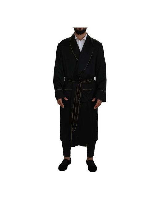 Dolce & Gabbana Black Robes for men