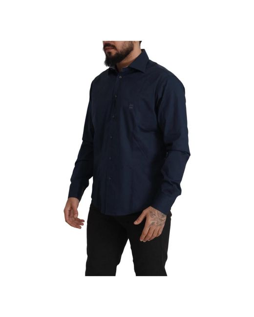 Roberto Cavalli Blue Casual Shirts for men