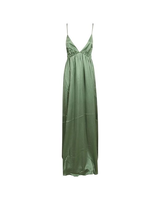 Zimmermann Green Silk Sip Dress