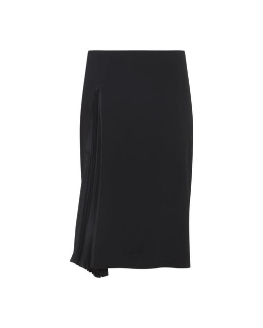 Jil Sander Black Midi Skirts