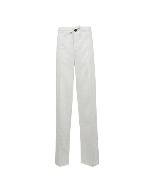 Wide Trousers di DARKPARK in White