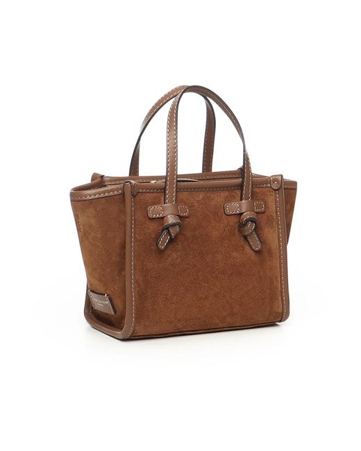 Gianni Chiarini Leren Tassen Collectie in het Brown