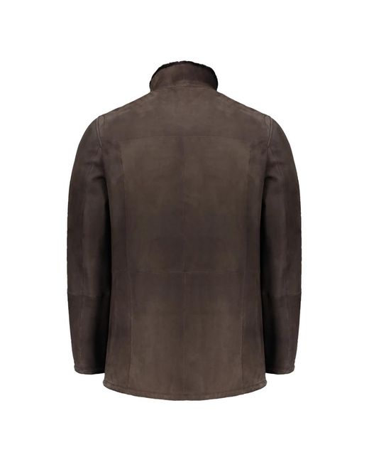 Leather Jackets Moorer de hombre de color Brown