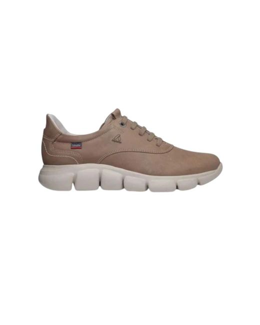 Callaghan Braune Leder-Slipper in Brown für Herren