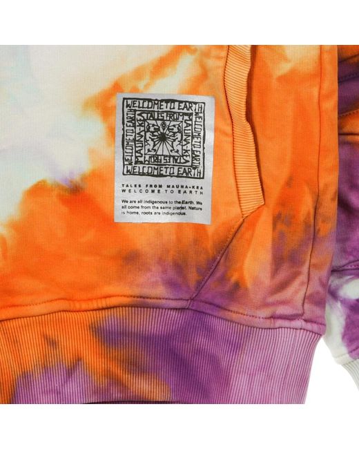Mauna Kea Orange Hoodies for men