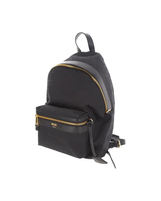 Moschino Black Backpacks for men