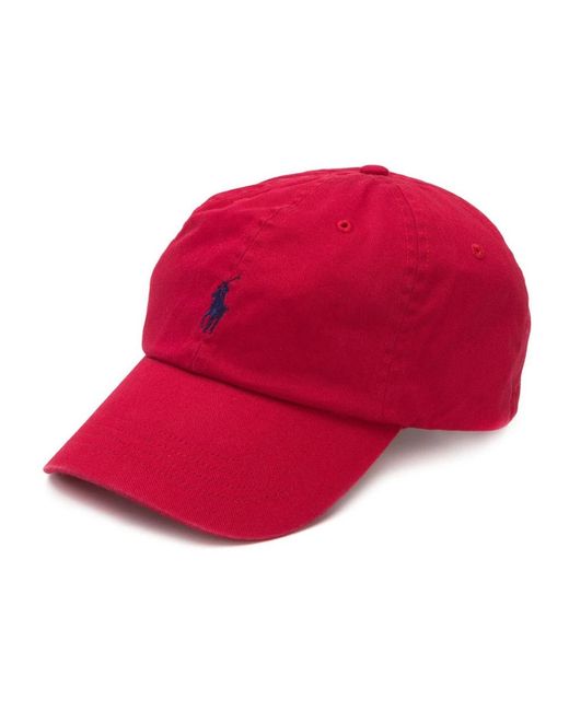 Ralph Lauren Red Caps for men