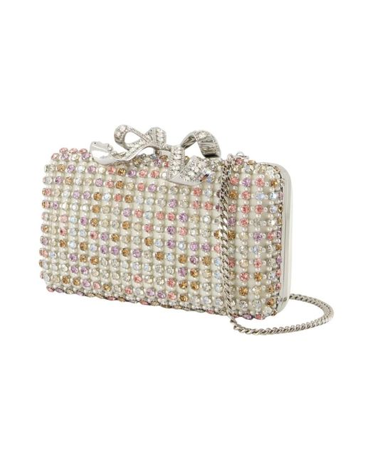 Self-Portrait Natural Kristall Clutch