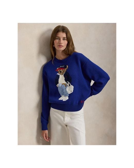 Polo Ralph Lauren Blue Round-Neck Knitwear
