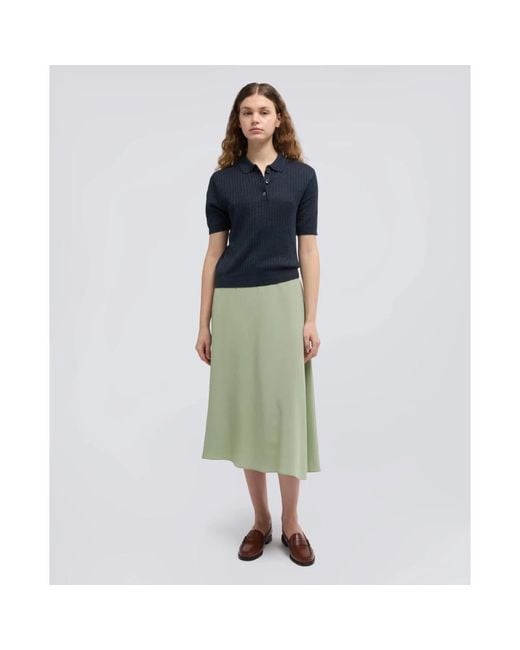 Aspesi Green Midi Skirts