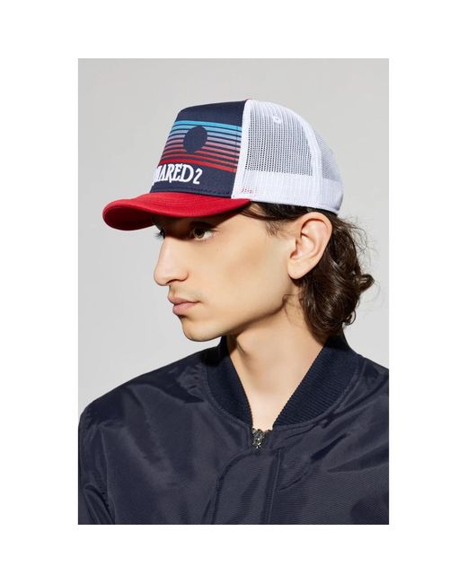 Caps di DSquared² in Red da Uomo