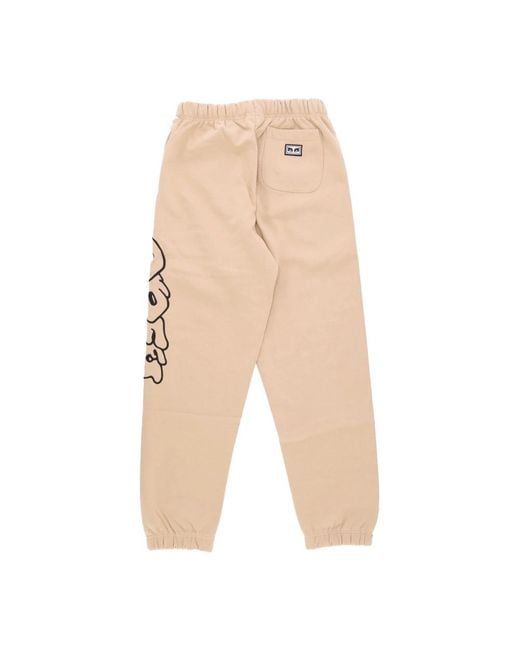 Obey Natural Sweatpants for men